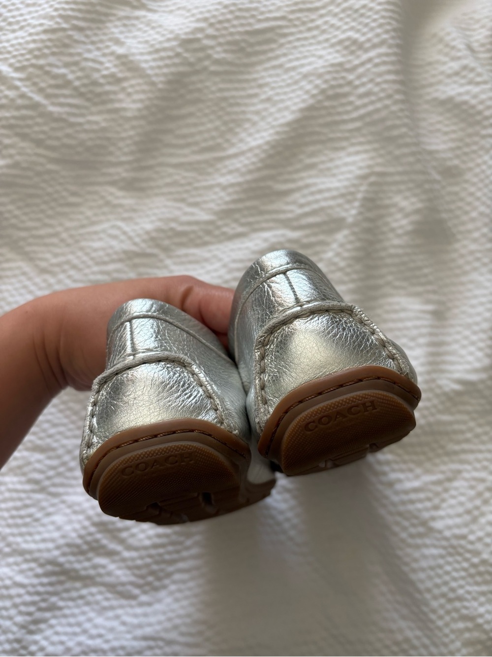 Coach Metallic Loafers - Picture 9 of 10